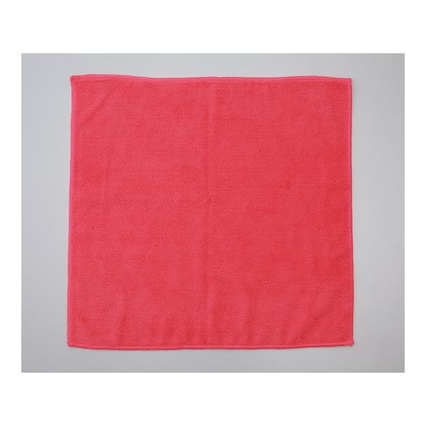 オープン工業 マイクロファイバークロス レッド 3633405 1枚 62-1613-43（直送品）