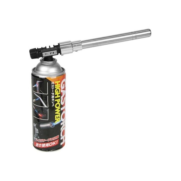藤原産業 SK11 ガストーチ ロング 適用ボンベ付属 ST350SLボンベツキ 1個 62-2849-48（直送品）