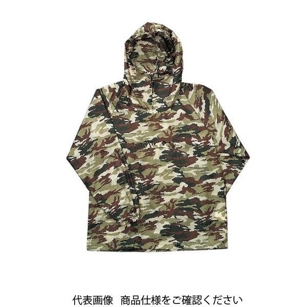 カジメイク 迷彩ヤッケ ベージュ LL 2217-04-LL 1セット(10枚