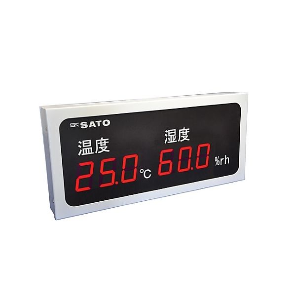 佐藤計量器製作所 温湿度表示器 SKーM460ーTRH 1セット 61-0097-10（直送品）