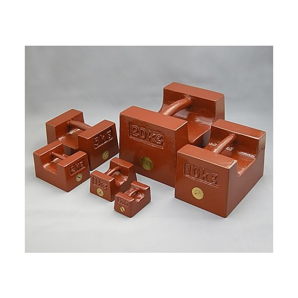 村上衡器製作所 鋳鉄製まくら型分銅 M1級 1kg 61-3514-06 1個（直送品）