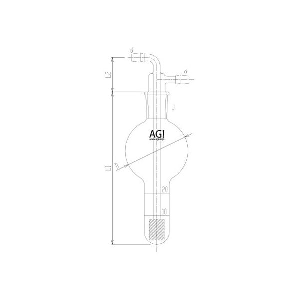 旭製作所 ガス吸収管（フィルター付） 4220-20-4L 1個 62-2117-50（直送品）