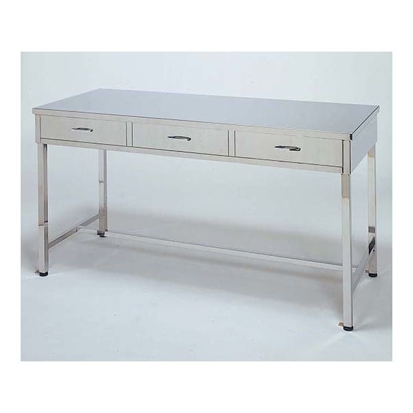 柏ステンレス工業 作業台 引出8個付 アジャスター付 1800×750×800mm サギョウダイMD-H1800WJ 1個（直送品）