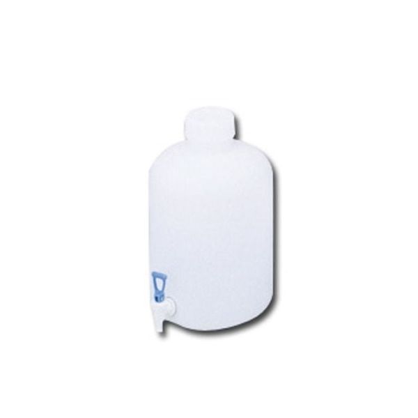 ニッコー・ハンセン イージーコック付瓶 広口丸型20L 1個 1034-03 1本 10-3403-55（直送品）