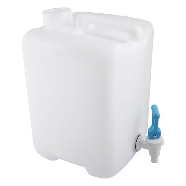 ニッコー・ハンセン イージーコック付瓶正角缶(1ヶロ) 10L 1個 1050-01 1本 10-5001-55（直送品）