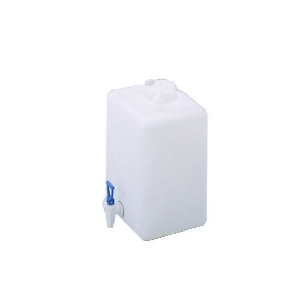 ニッコー・ハンセン イージーコック付瓶正角缶(1ヶロ) 20L 1個 1050-02 1本 10-5002-55（直送品）