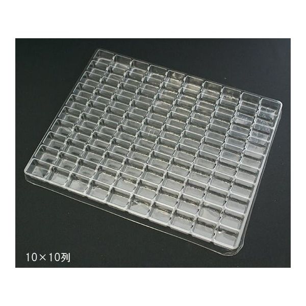 アズワン オープントレー(5枚入) APET 183×343×13mm 20×1列 61-9948-78 1セット(5枚)（直送品）