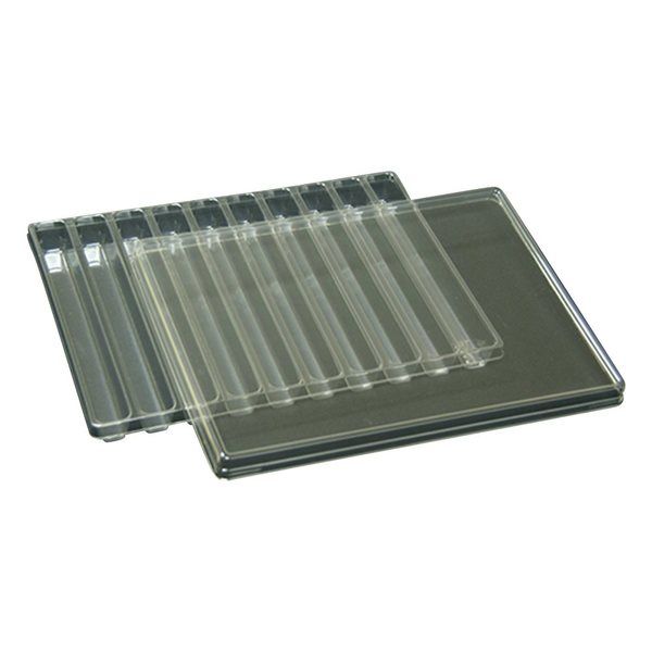 アズワン サンプル保管トレー 5枚入 210×297×25mm 1×10マス 61-9950-15 1セット(5枚)（直送品）