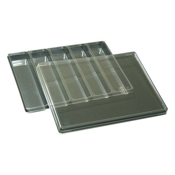 アズワン サンプル保管トレー 5枚入 210×297×25mm 1×4マス 61-9950-21 1セット(5枚)（直送品）