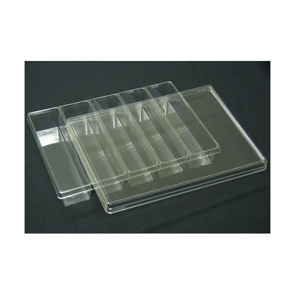 アズワン サンプル保管トレー(1枚入) 210×297×45mm 1×5マス T-008-05D(5マス)1マイ 1枚 61-9950-25（直送品）