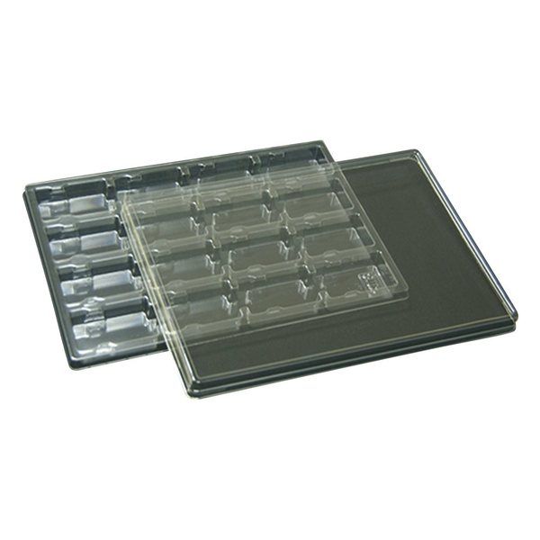 アズワン サンプル保管トレー 5枚入 210×297×20mm 4×4マス 61-9950-30 1セット(5枚)（直送品）