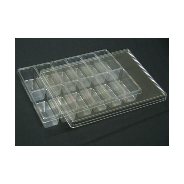 アズワン サンプル保管トレー(3枚入) 210×297×45mm 2×6マス T-010-12TD(12マス)3マイ 1セット(3枚)（直送品）