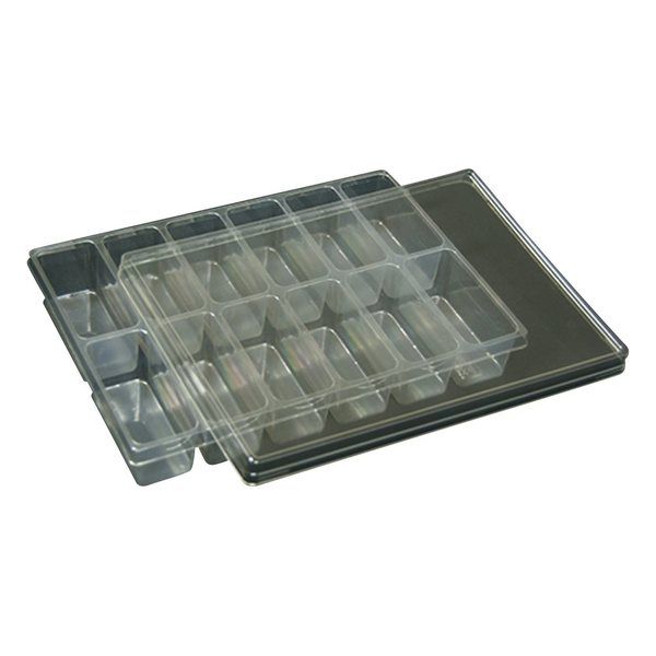 アズワン サンプル保管トレー 5枚入 210×297×45mm 2×6マス 61-9950-33 1セット(5枚)（直送品）