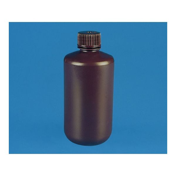 TARSONS 褐色細口試薬瓶 HDPE製 500mL 581240 1個 62-2931-61（直送品）