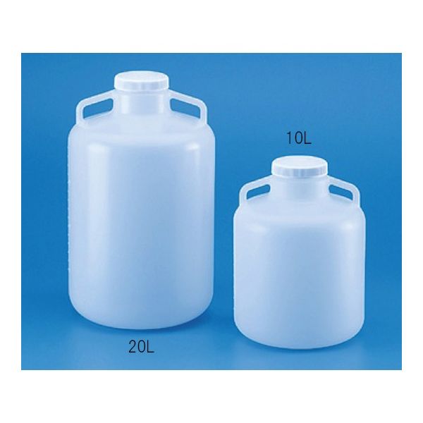 TARSONS 広口大型瓶 LDPE製 10L 583471 1個 62-2932-19（直送品）
