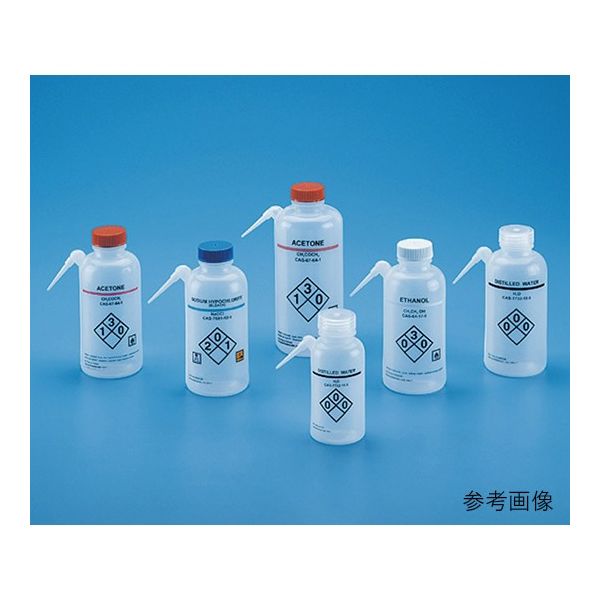 TARSONS 薬品識別洗浄瓶 側面注出口 LDPE製 500mL 562204 1個 62-2932-84（直送品）