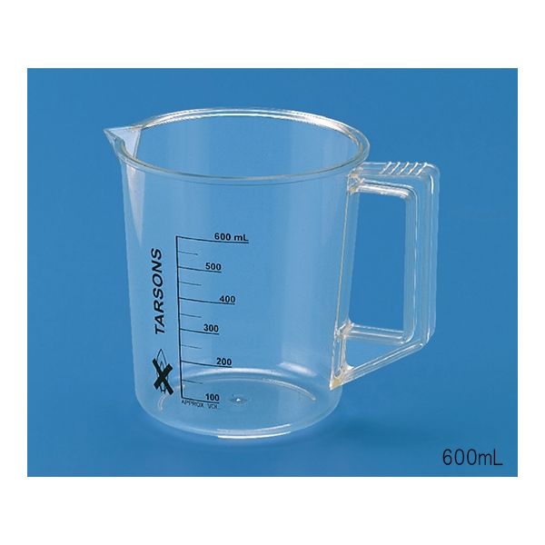 東栄 目盛付ビーカー 取っ手付 TPX製 5000mL 441090 1個 62-2933-24（直送品）