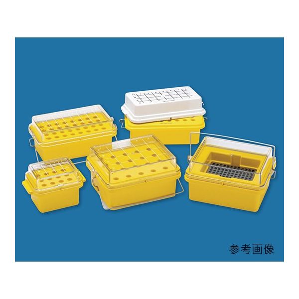 東栄 クライオチルゲル入り蓋付ー20°Cミニクーラー PC製 1.5mL用 32本 525060 1個 62-2935-76（直送品）