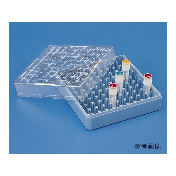 東栄 クライオボックス 1.0、1.8mL用 赤 100本 524020-R 1個 62-2937-86（直送品）