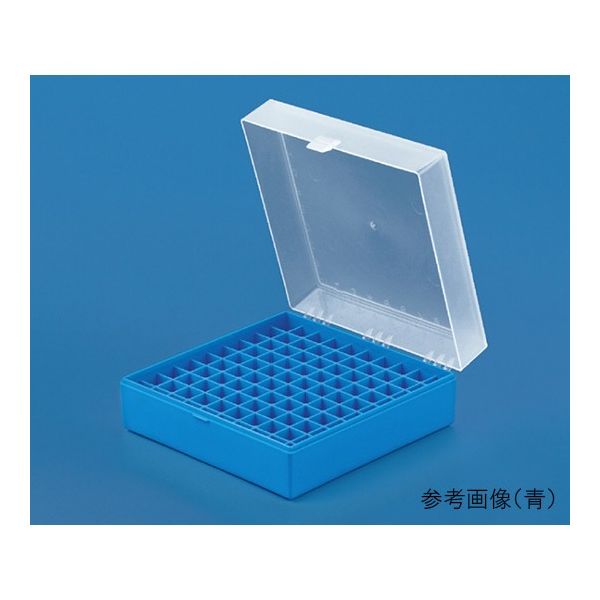 東栄 クライオキューブボックス 1.8mL用 オレンジ 50本 202060-O 1個 62-2937-93（直送品）