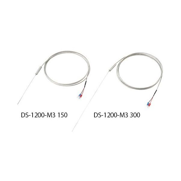 アズワン 極細K熱電対(シース型) DS-1200-M3 200 1本 3-8922-04（直送品）