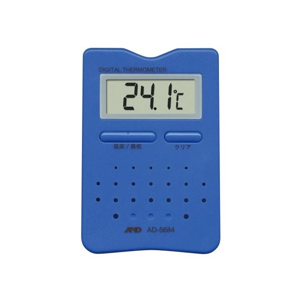 エー・アンド・デイ デジタルホーム温度計(ブルー) ADー5684BL AD-5684BL 1個 62-3805-12（直送品）