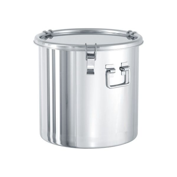 MONOVATE ステンレス折りたたみ取っ手付密閉容器 (クリップ式) 15L CTHF-27 1個 62-8611-45（直送品）