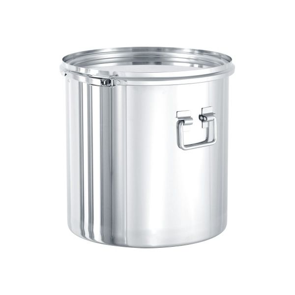 MONOVATE ステンレス折りたたみ取っ手付密閉容器 (バンド式) 100L CTLF-47H 1個 62-8611-65（直送品）