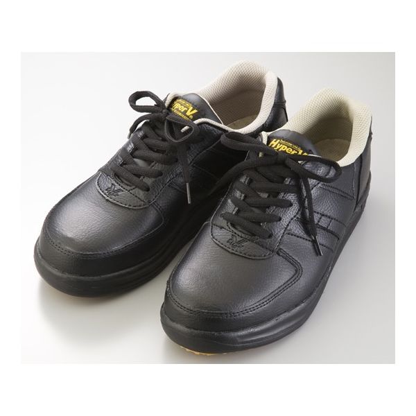 日進ゴム 作業靴ハイパー6100 黒 22.5cm SPIDAR MAX#6100 1足 62-3614-85（直送品）