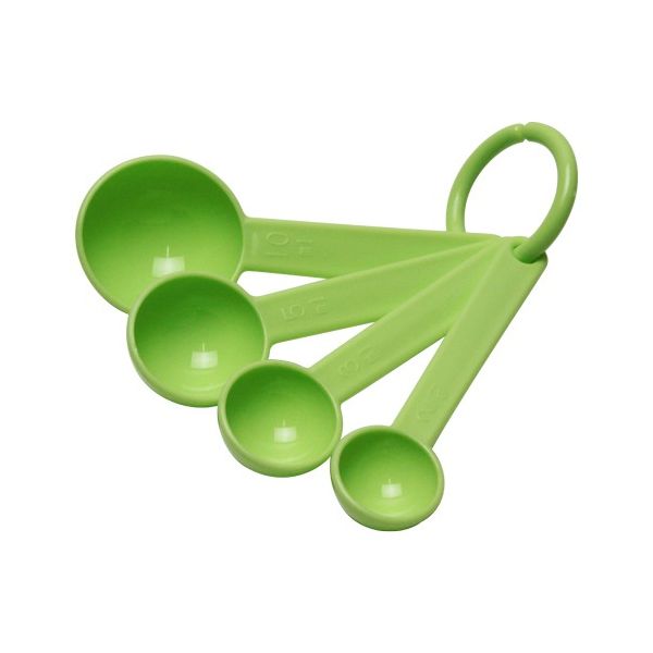 台和 計量スプーン 緑 GT-158 1セット 62-3925-19（直送品）