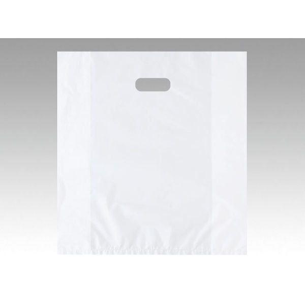 大阪ポリヱチレン販売 No.23 丸抜手提袋（食パン1本用無地） 1123 1包：100枚×10（直送品）