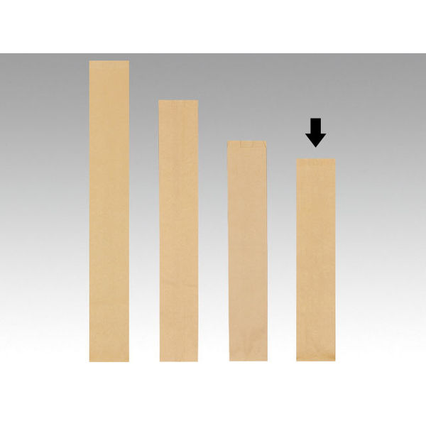 大阪ポリヱチレン販売 フランスパン紙袋 無地（茶） No.85（小） 5294 1包：50枚×20（直送品）