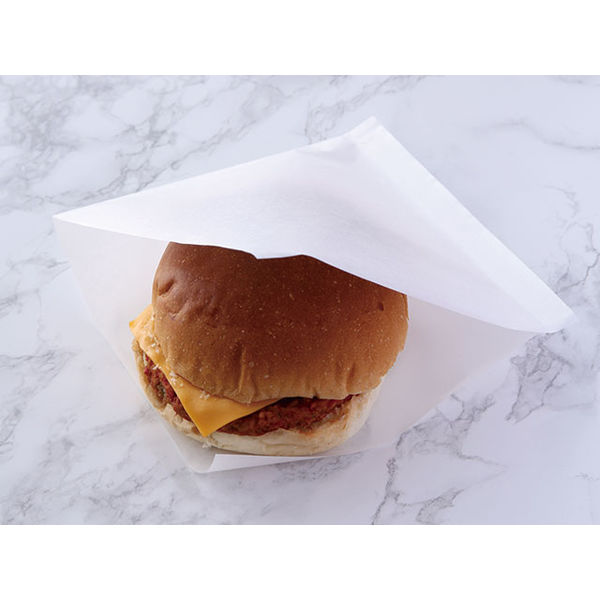 大阪ポリヱチレン販売 無地ラミバーガー 5689 1包：500枚×6（直送品）