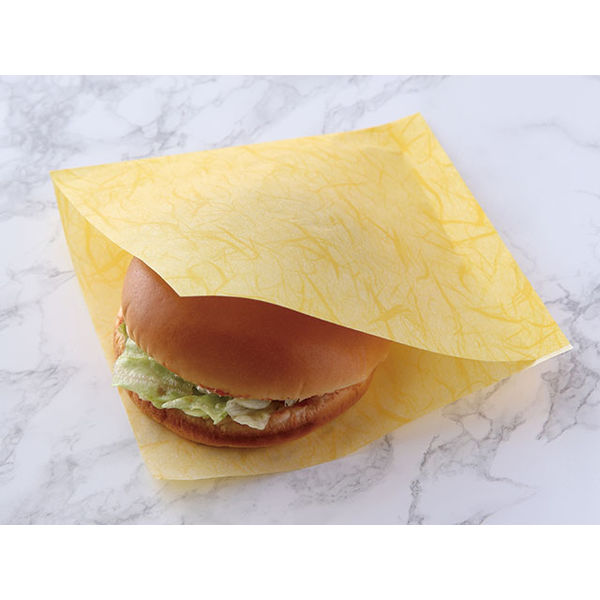 大阪ポリヱチレン販売 麦包ラミバーガー（イエロー） 6562 1包：500枚×6（直送品）
