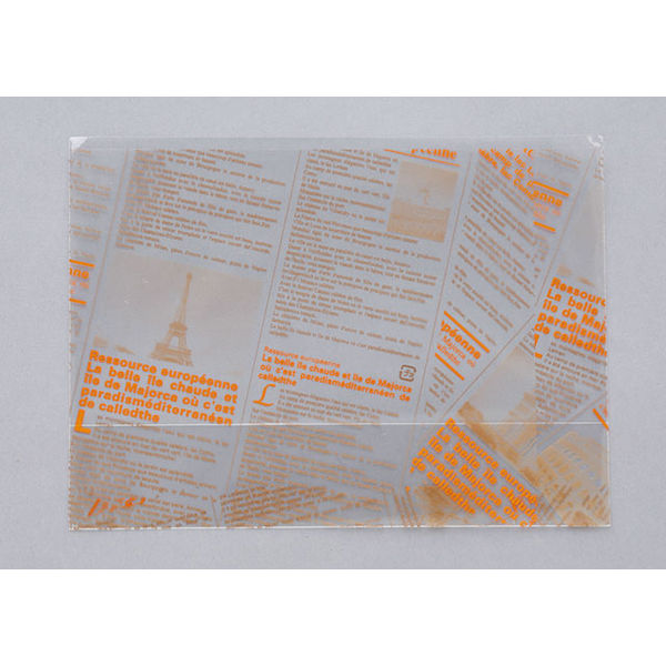 大阪ポリヱチレン販売 ヨーロピアン縦型サンド（A） オレンジ+ブラウン2色 8912 1包：100枚×10（直送品）