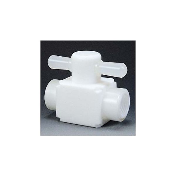 アズワン フッ素樹脂 メス二方バルブ圧入型 RC1/2 NR0006ー03 1個 61-3527-39（直送品）