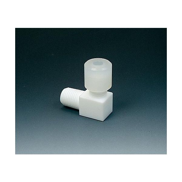 アズワン フッ素樹脂 ハーフユニオンエルボーコネクター SLー1/2ー8 NR1222ー07 1個 61-3536-29（直送品）