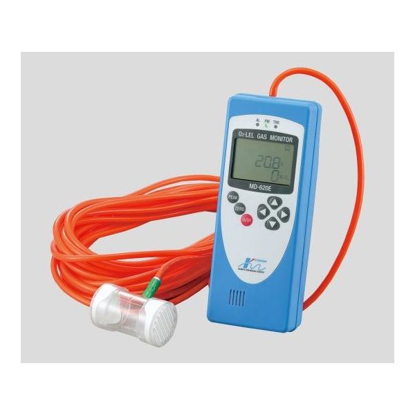 光明理化学工業 複合型ガス測定器MD-620E<試験成績書付> 12054160 1式 61-9735-69（直送品）