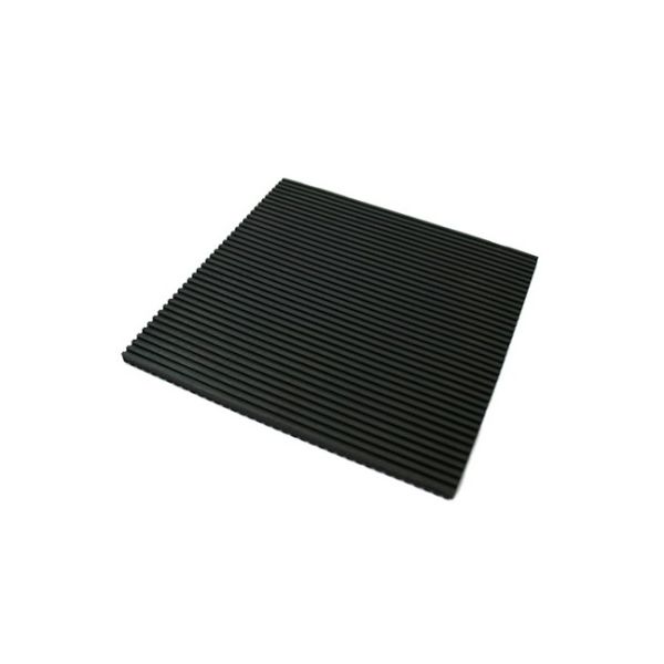 アイテック 両面スジ入りゴム 角 300ミリ KWB-1030 1個 61-7432-82（直送品）