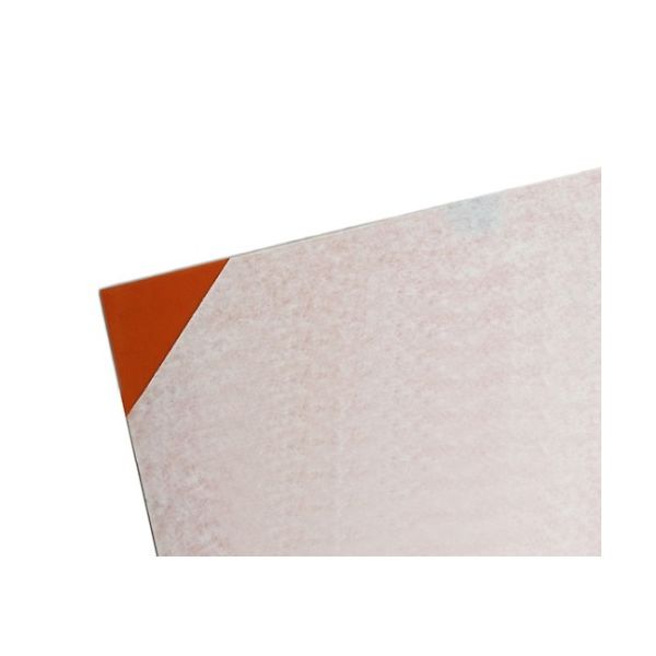 光 塩ビ板 2×1800×910mm オレンジ透明 EB1892-9 1枚 61-7437-81（直送品）