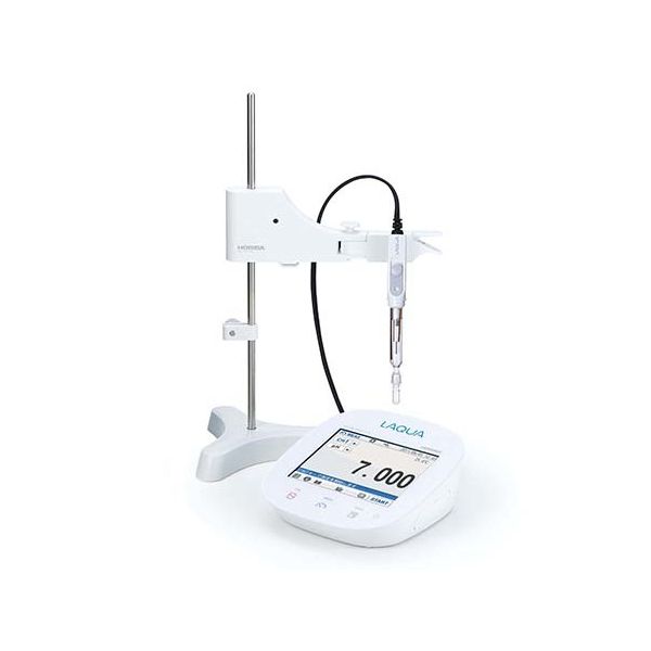 堀場アドバンスドテクノ 卓上型pH・水質分析計 スリーブToupH電極セット(カラー液晶タッチパネルモデル) Fー72V 1式（直送品）