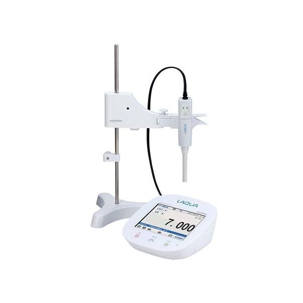 堀場アドバンスドテクノ 卓上型pH・水質分析計 フラットISFET pH電極セット(カラー液晶タッチパネルモデル) Fー74F F-74F 1式（直送品）