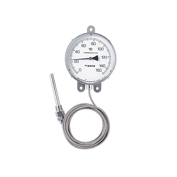 佐藤計量器製作所 壁掛型隔測式温度計 LBー150S 0~150°C 1個 61-0066-12（直送品）