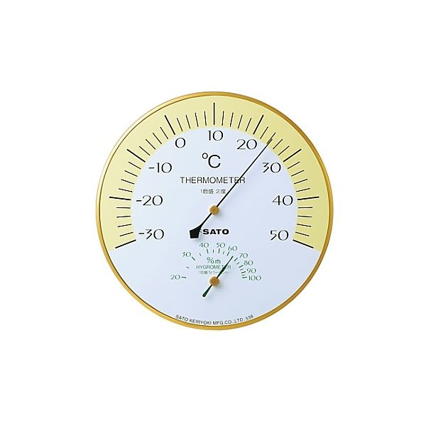 佐藤計量器製作所 ハーモニー温湿度計 1410ー00 61-0096-71 1セット(1個)（直送品）