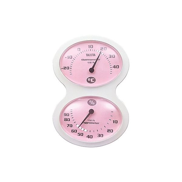 タニタ 温度計 温湿度計 TTー509 ピンク 1個 61-3445-54（直送品）