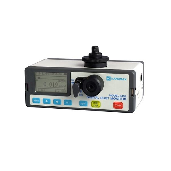 日本カノマックス 光散乱式デジタル粉じん計 3432 1式 61-4483-23（直送品）
