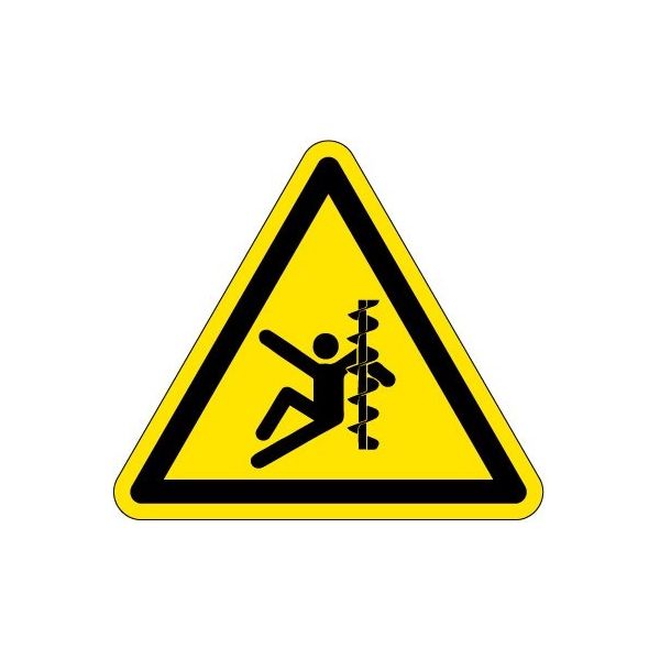 PL警告表示ラベル(ISO準拠)│機械的な危険:巻き込み│IA27│M