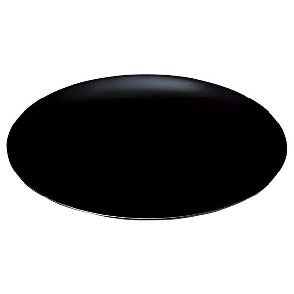 アースモス 大皿 黒釉10.0丸皿（萬古焼） (2個入) utw-17820816（直送品）