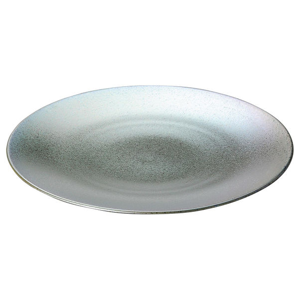 アースモス 大皿 黒彩30cm丸皿 (2個入) utw-18314526（直送品）