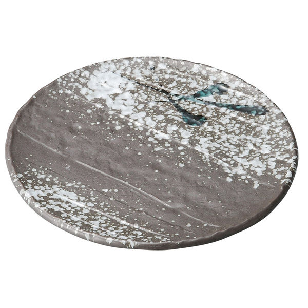 アースモス 大皿 雪化粧8.0皿 (2個入) utw-19013226（直送品）